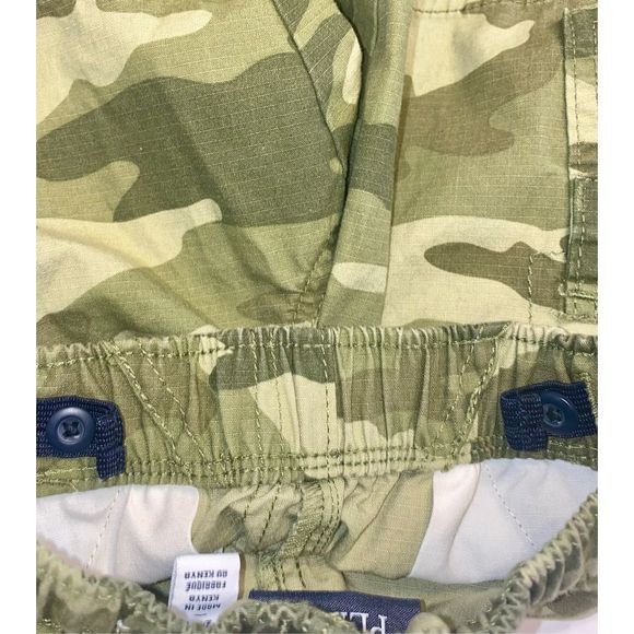 Children's Place Size 18-24 Months Camouflage Army Green Shorts - Picture 6 of 6